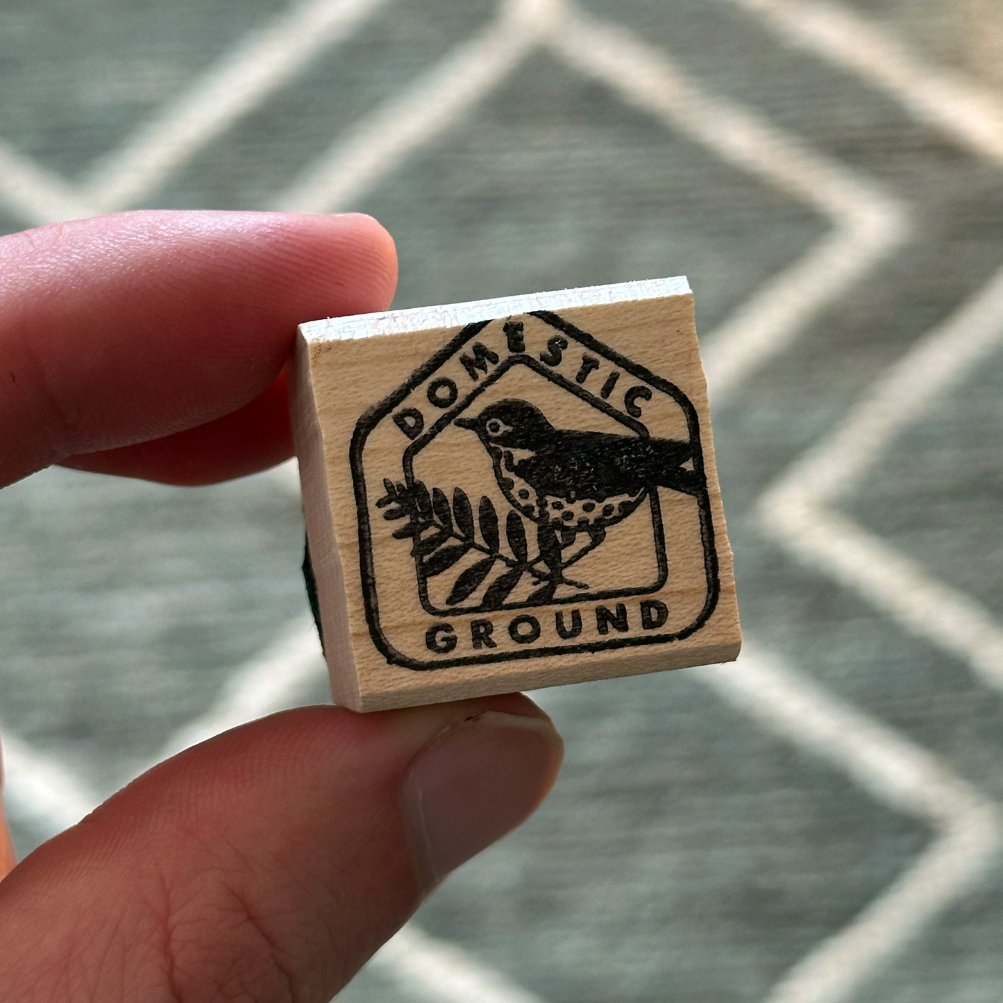 “Domestic Ground” Stamp