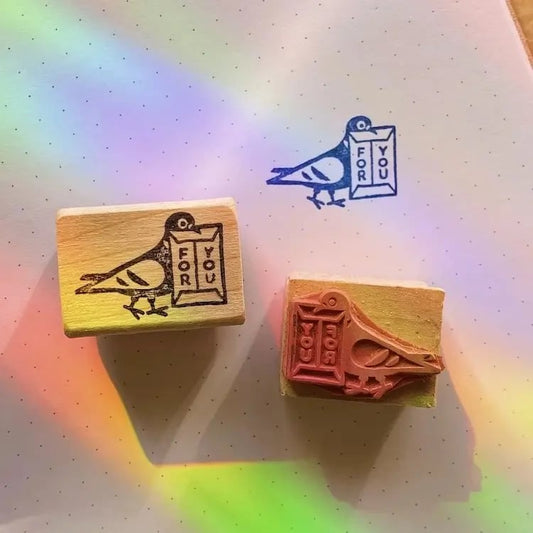 “For You” Pigeon Stamp