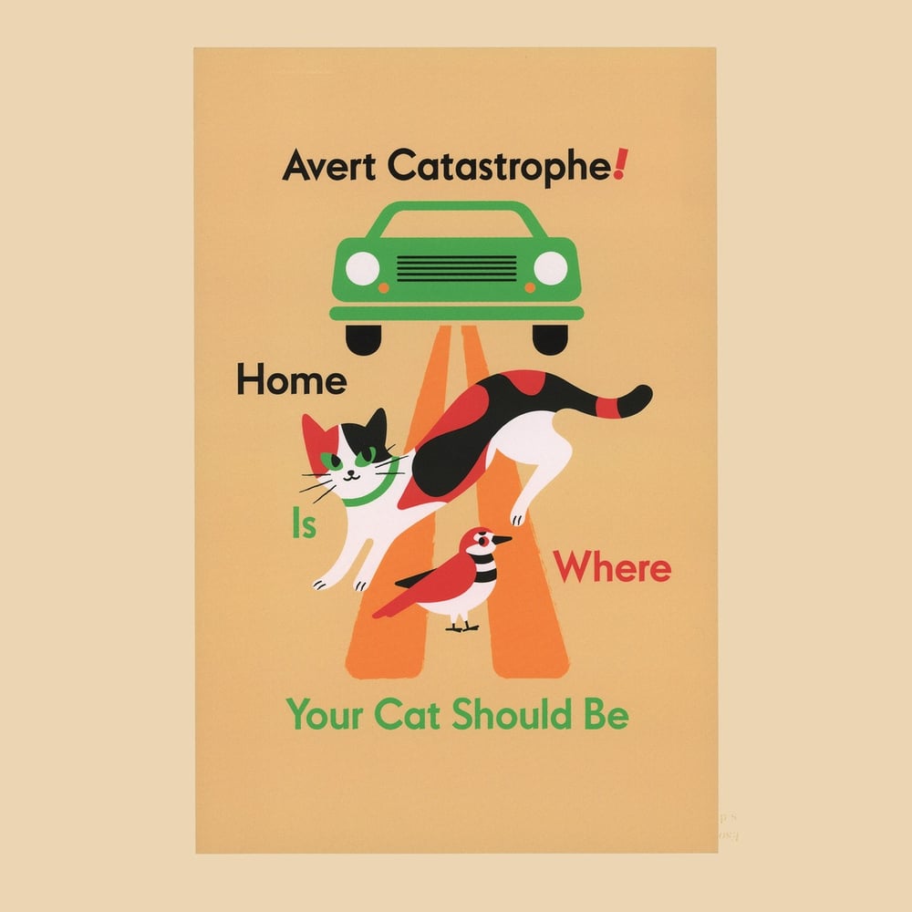 Avert Catastrophe! Jumbo Postcard Print