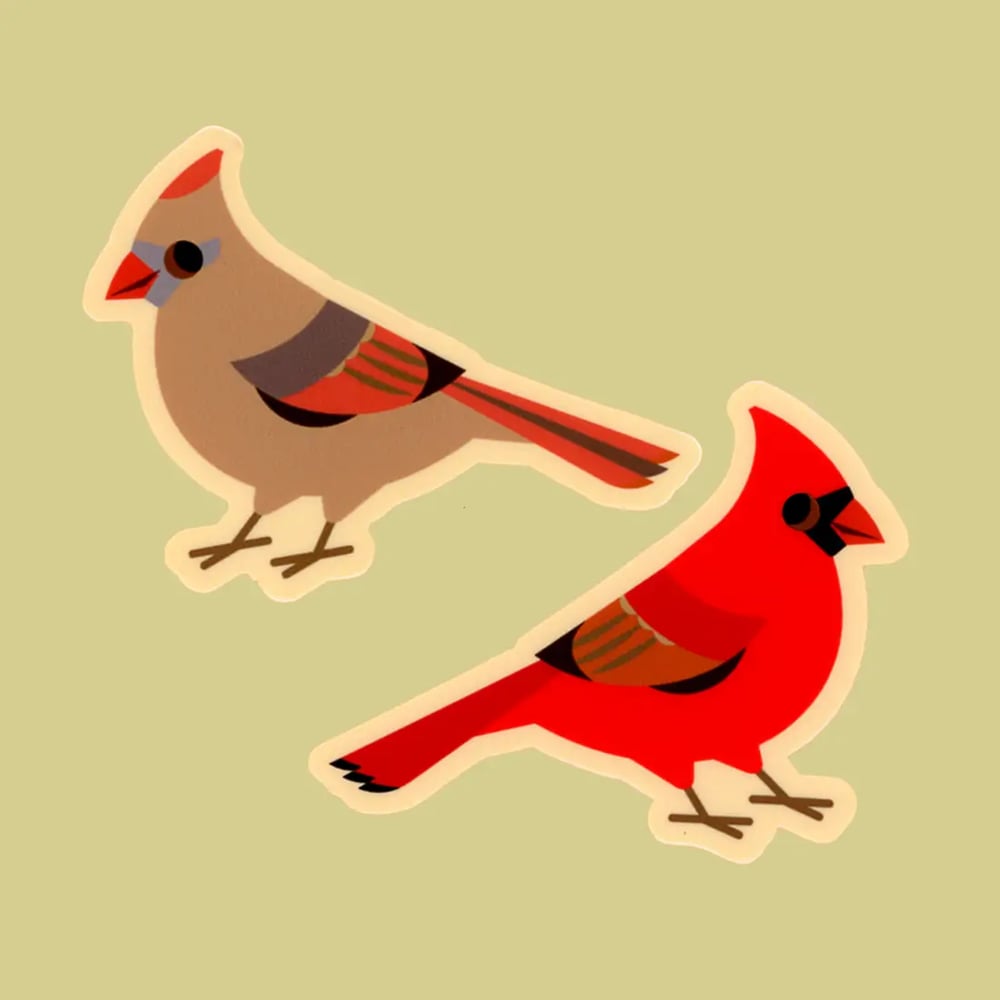 Cardinal Stickers