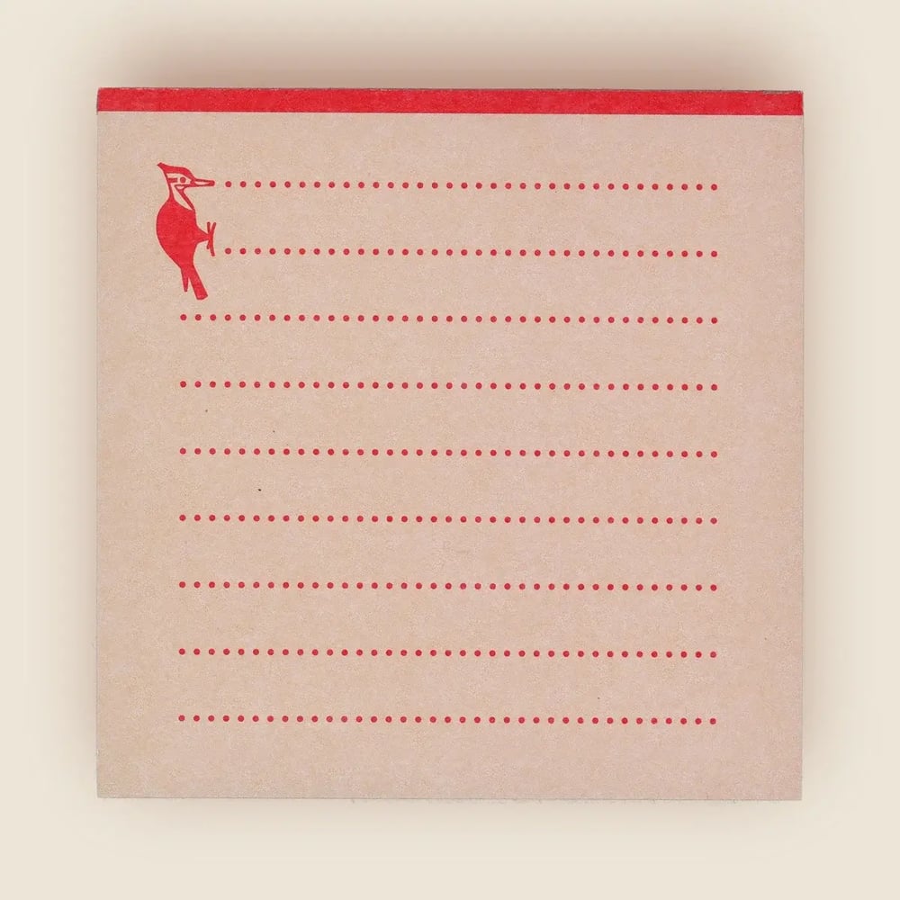 Woodpecker Memo Pad