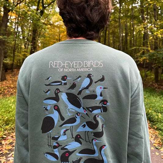 Red-Eyed Birds Sweatshirt