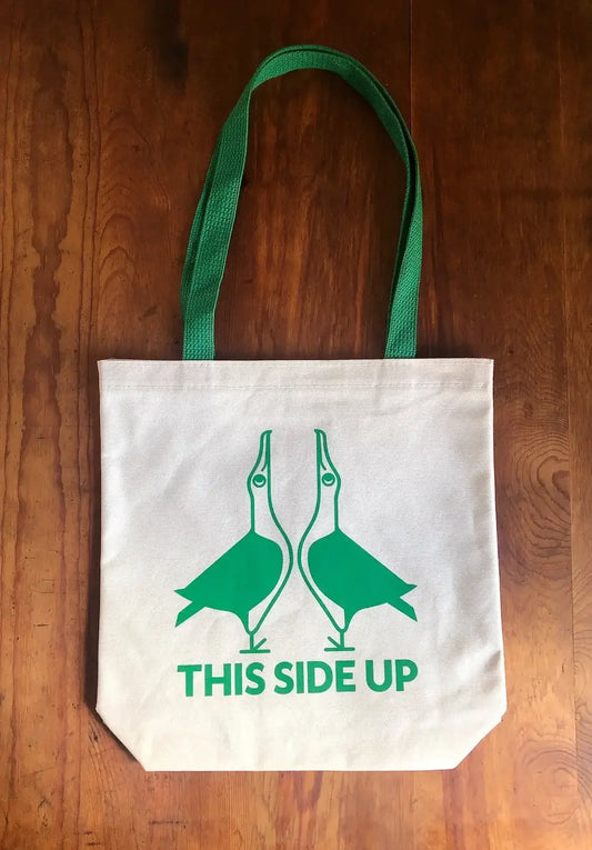 “This Side Up” Albatross Tote